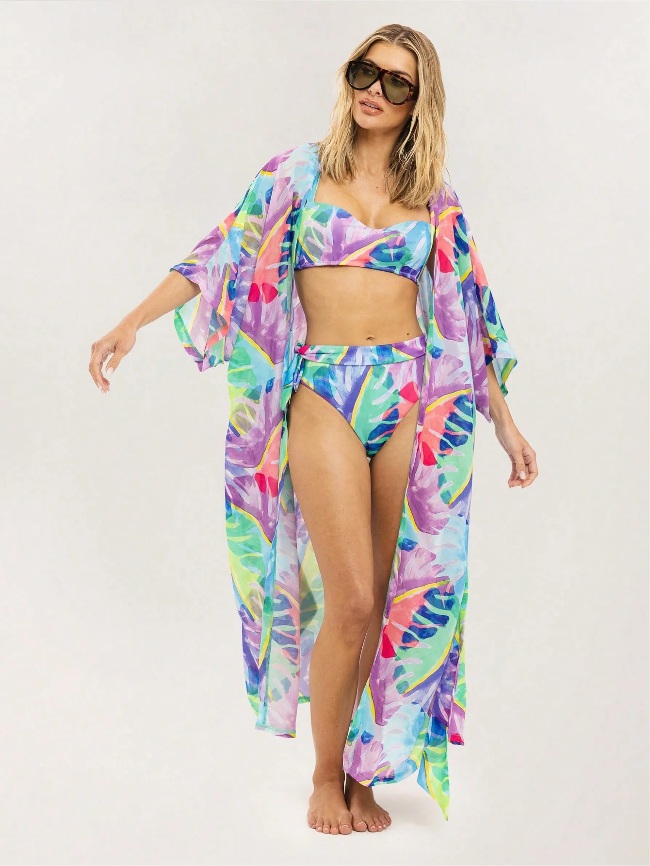 Kamala Kimono in Vintage Tropic - Image 3