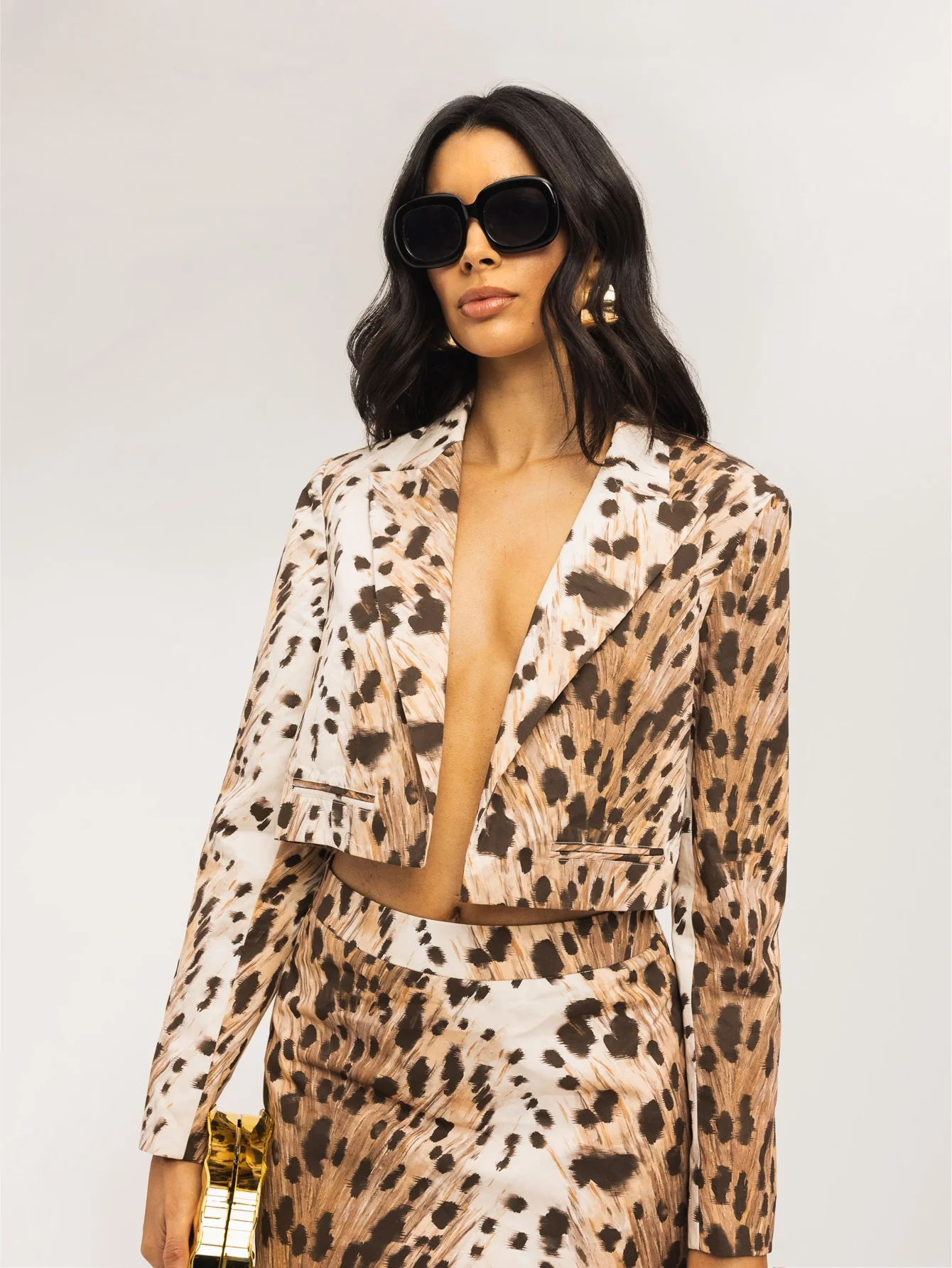 Delphine Co-Ord in Desert Leopard - Image 3