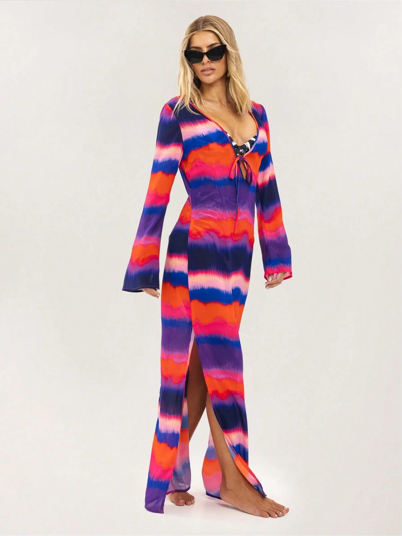 Arietta Kaftan in Sunset Wave - Image 3