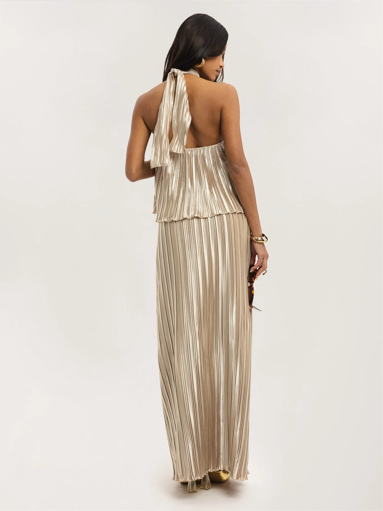 Eira Co-Ord in Champagne - Image 2
