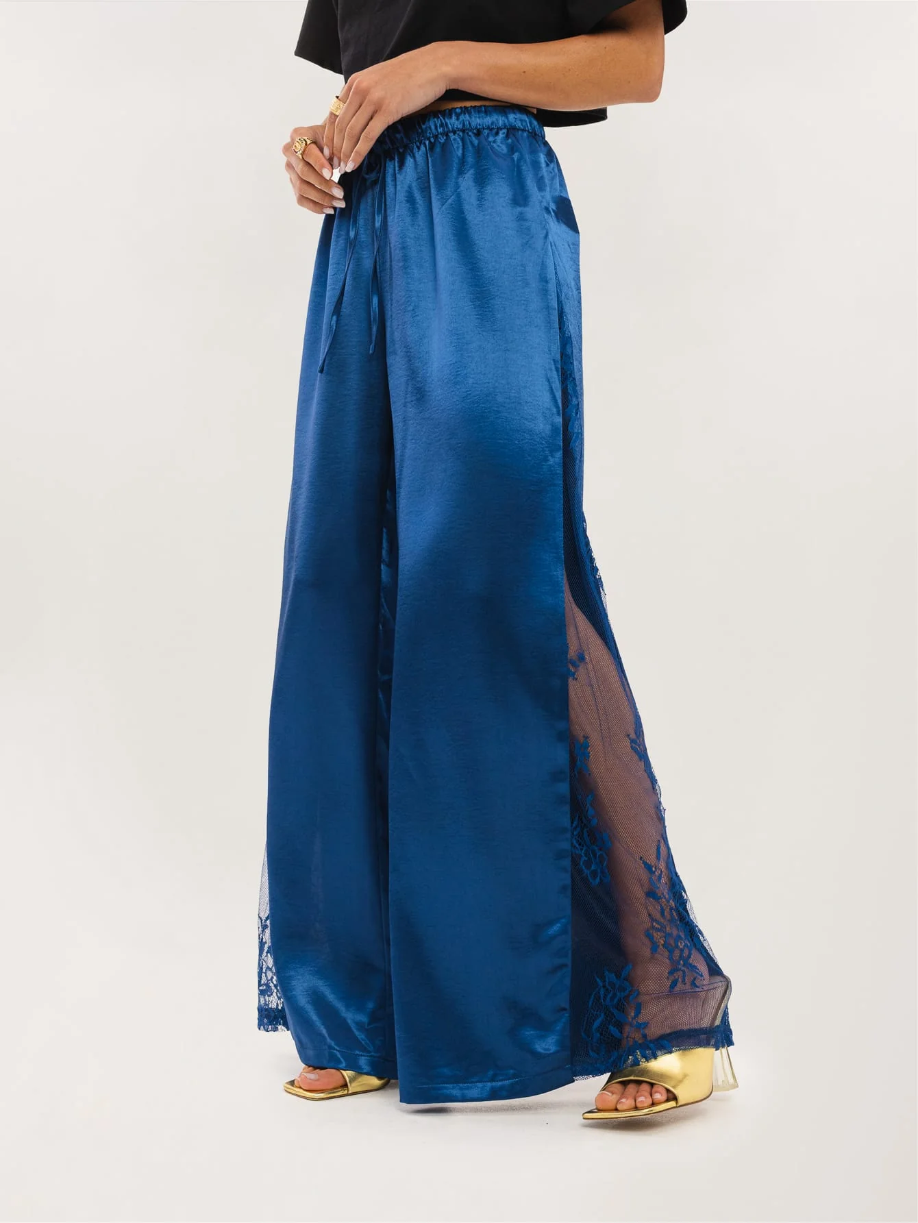 Dariella Trousers in Ocean Blue - Image 3