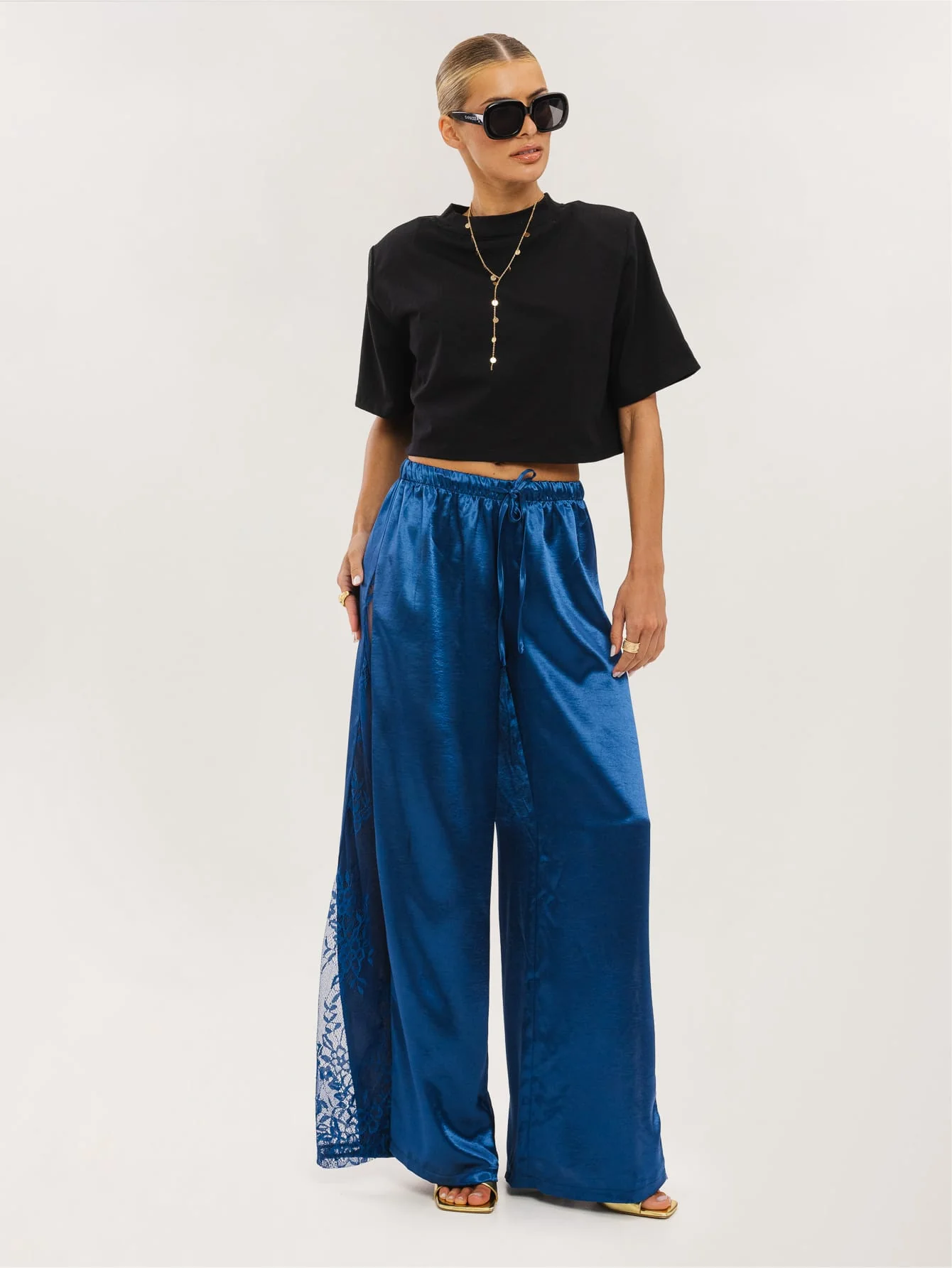 Dariella Trousers in Ocean Blue - Image 4