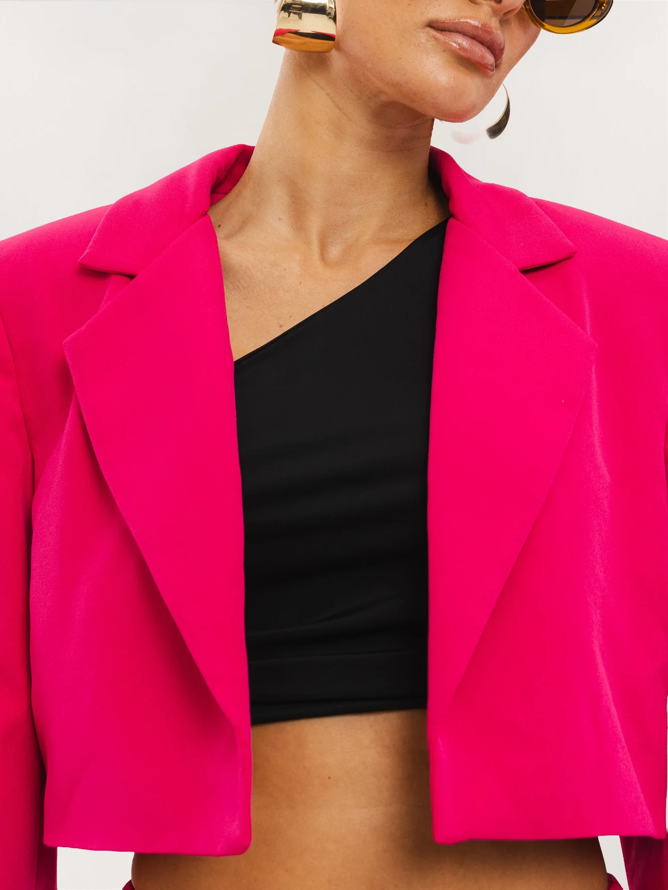 Oasis Blazer Co-Ord in Hot Pink - Image 5