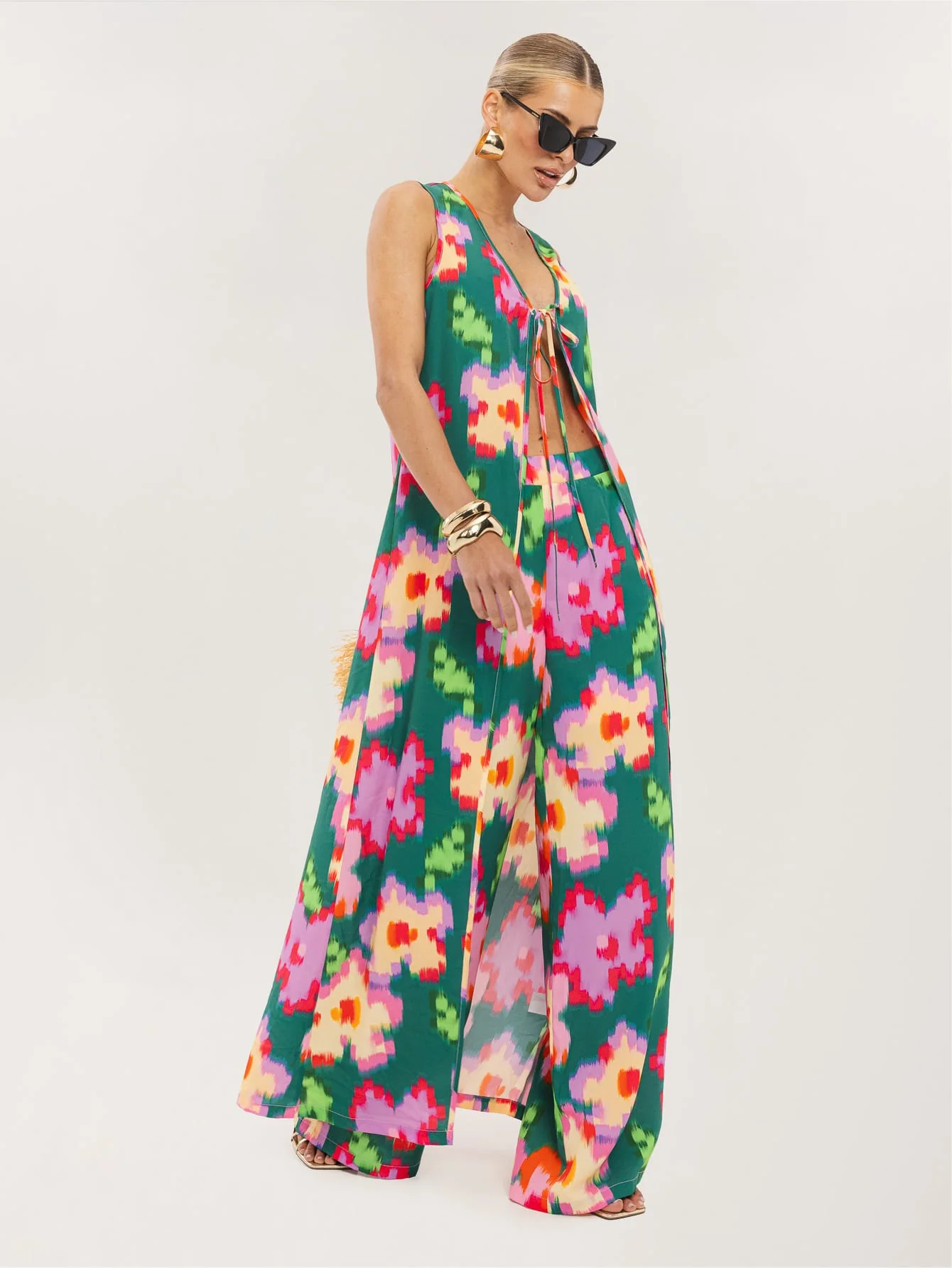 Calisto Co Ord in Abstract Bloom - Image 4