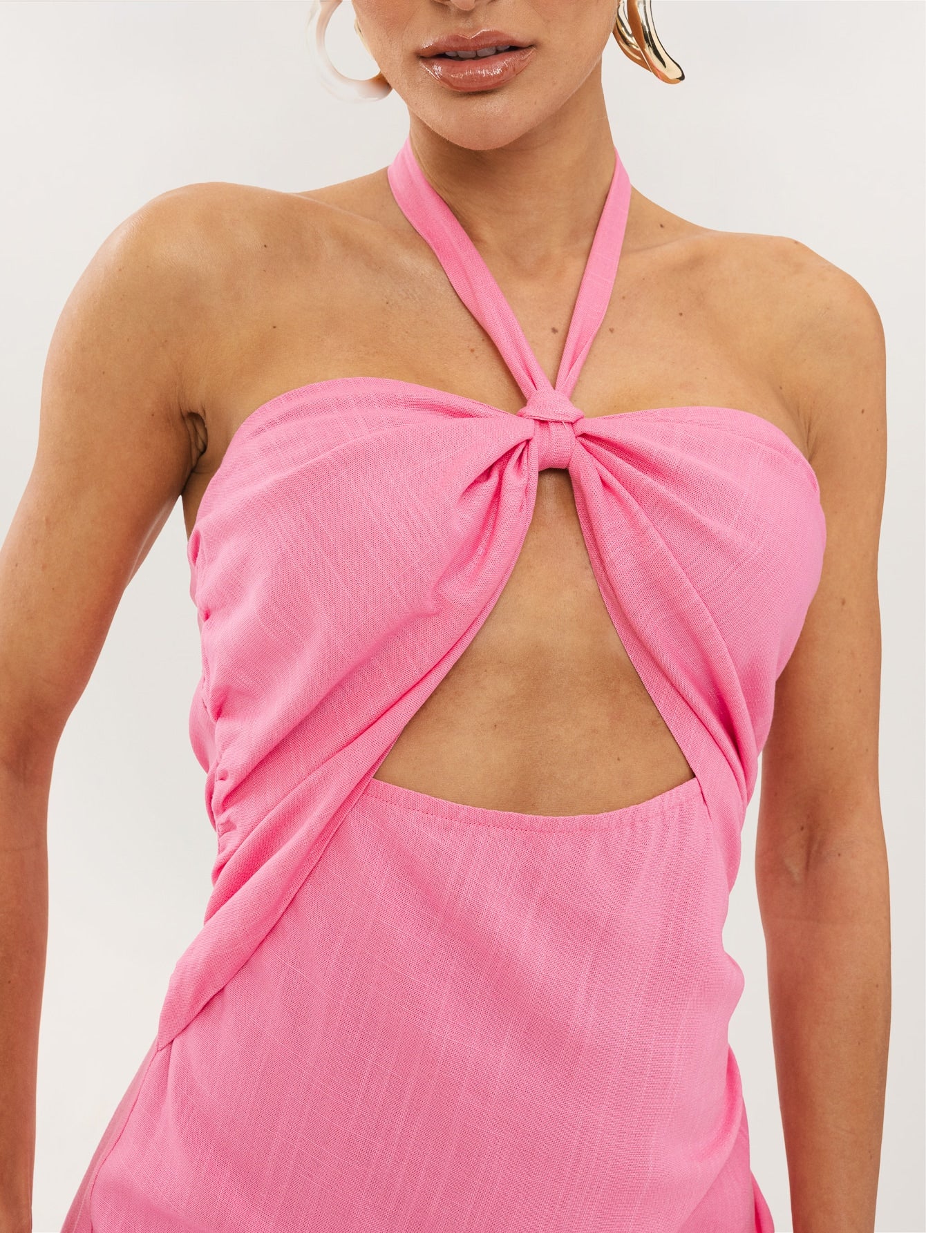 Antalya Dress in Candy Pink - Image 3