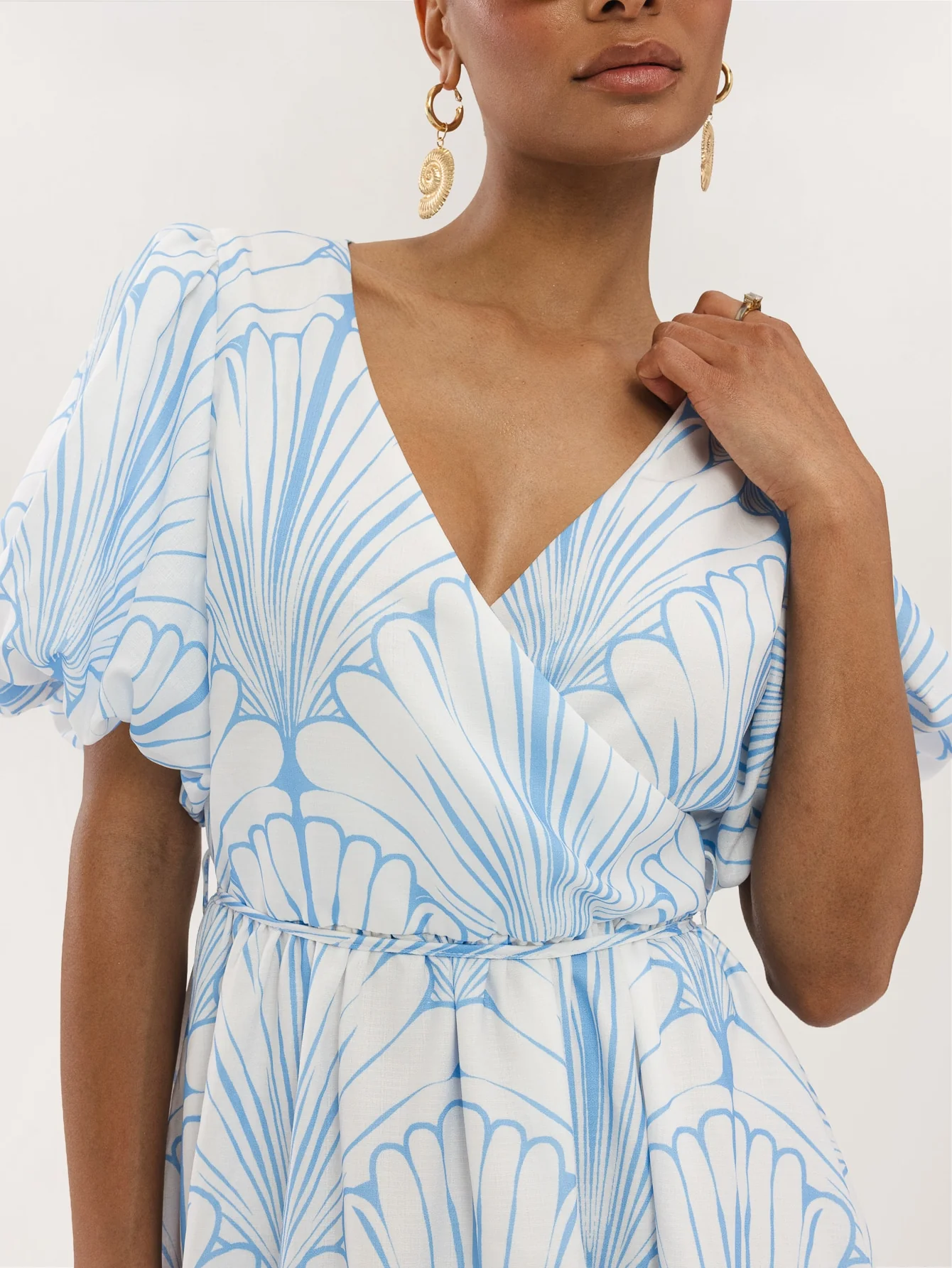 Aurelia Dress in Coastal Shell - Image 5
