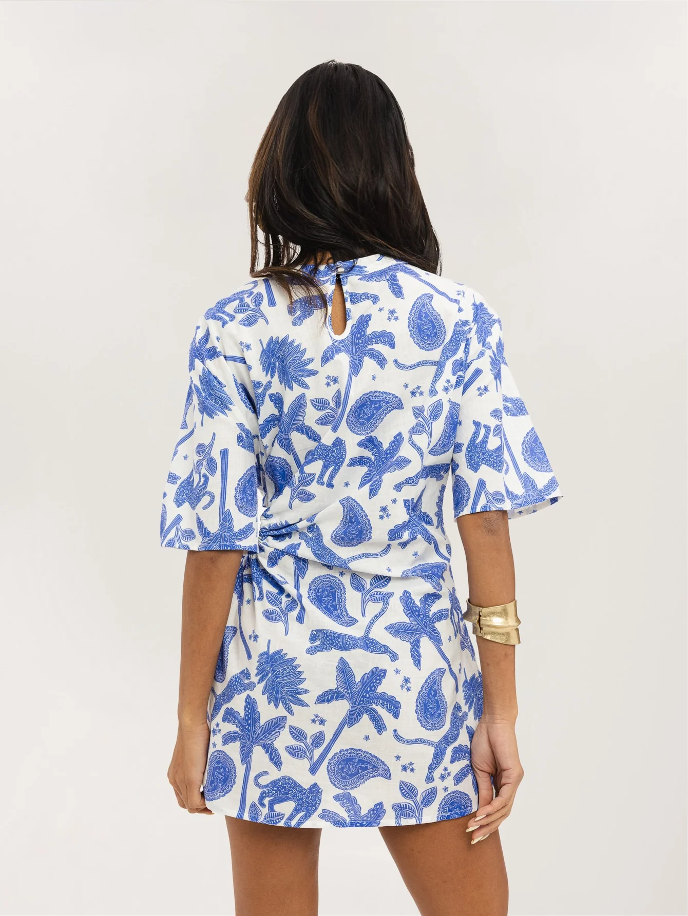 Avena Dress in Tropical Jungle - Image 2