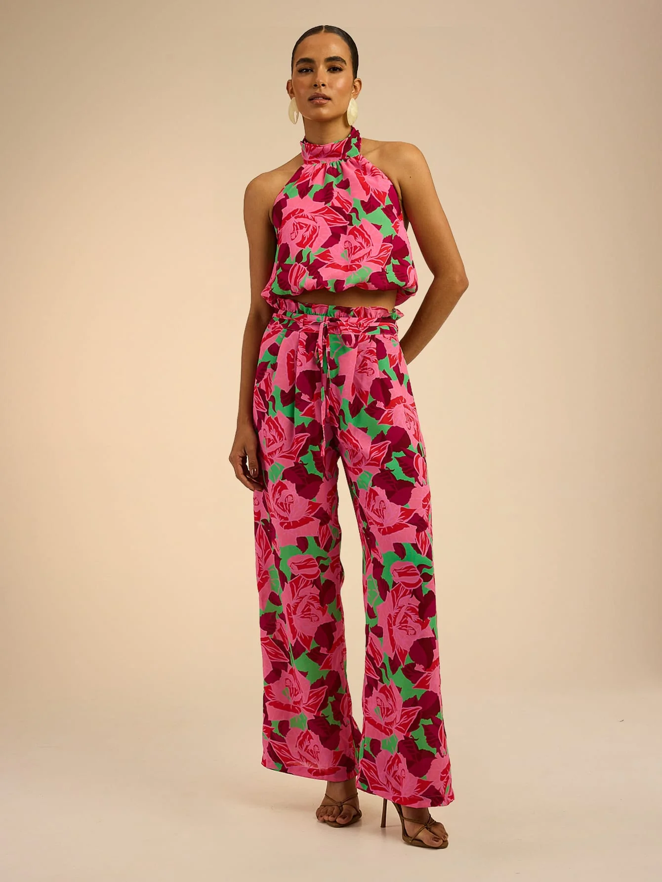 Palmara Co-Ord in Rose Garden