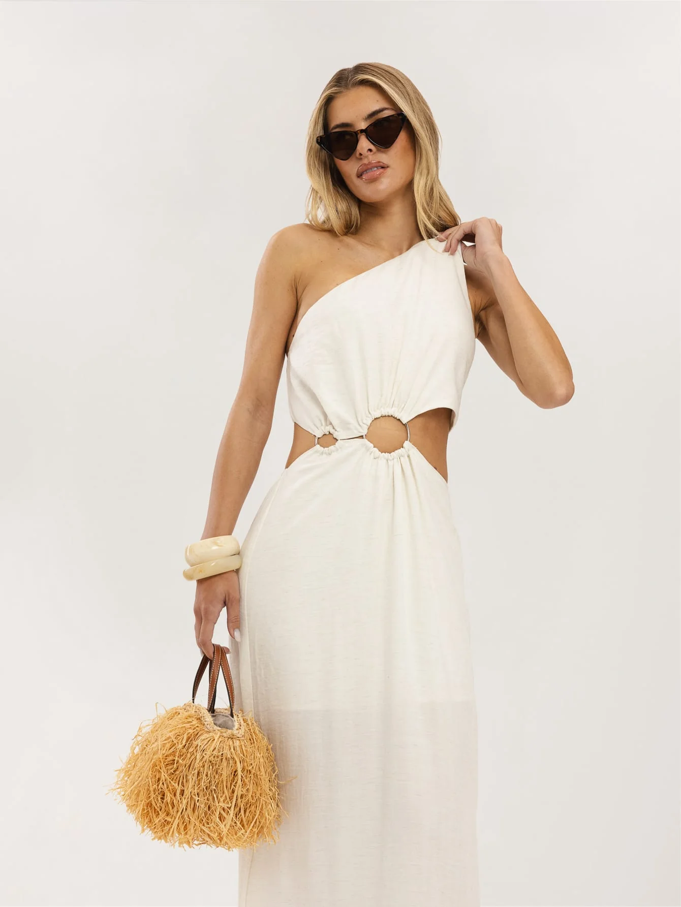 Pomaria Dress in White - Image 4