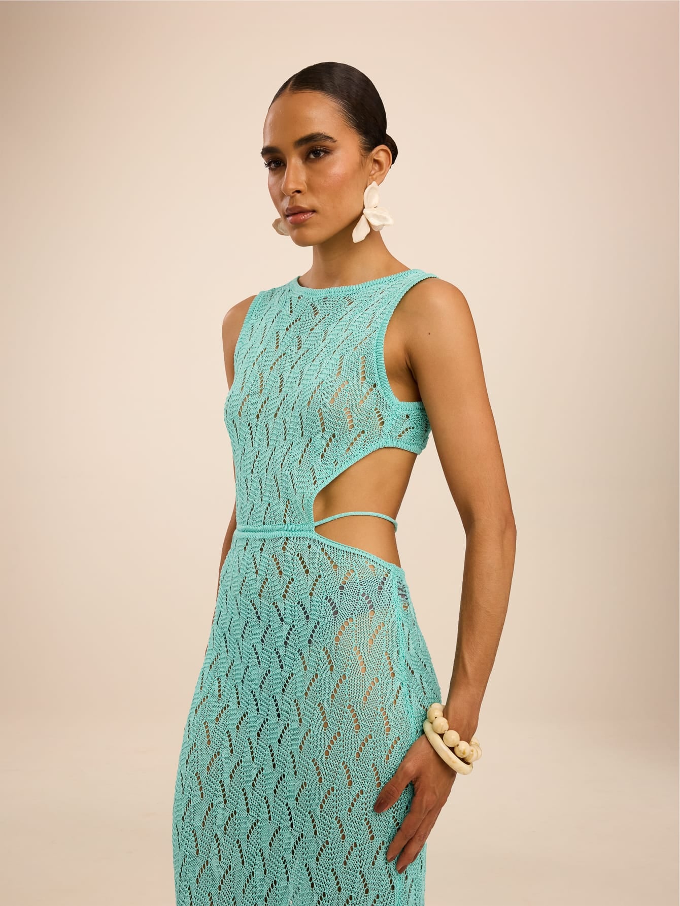 Pallara Midi Dress in Blue - Image 5