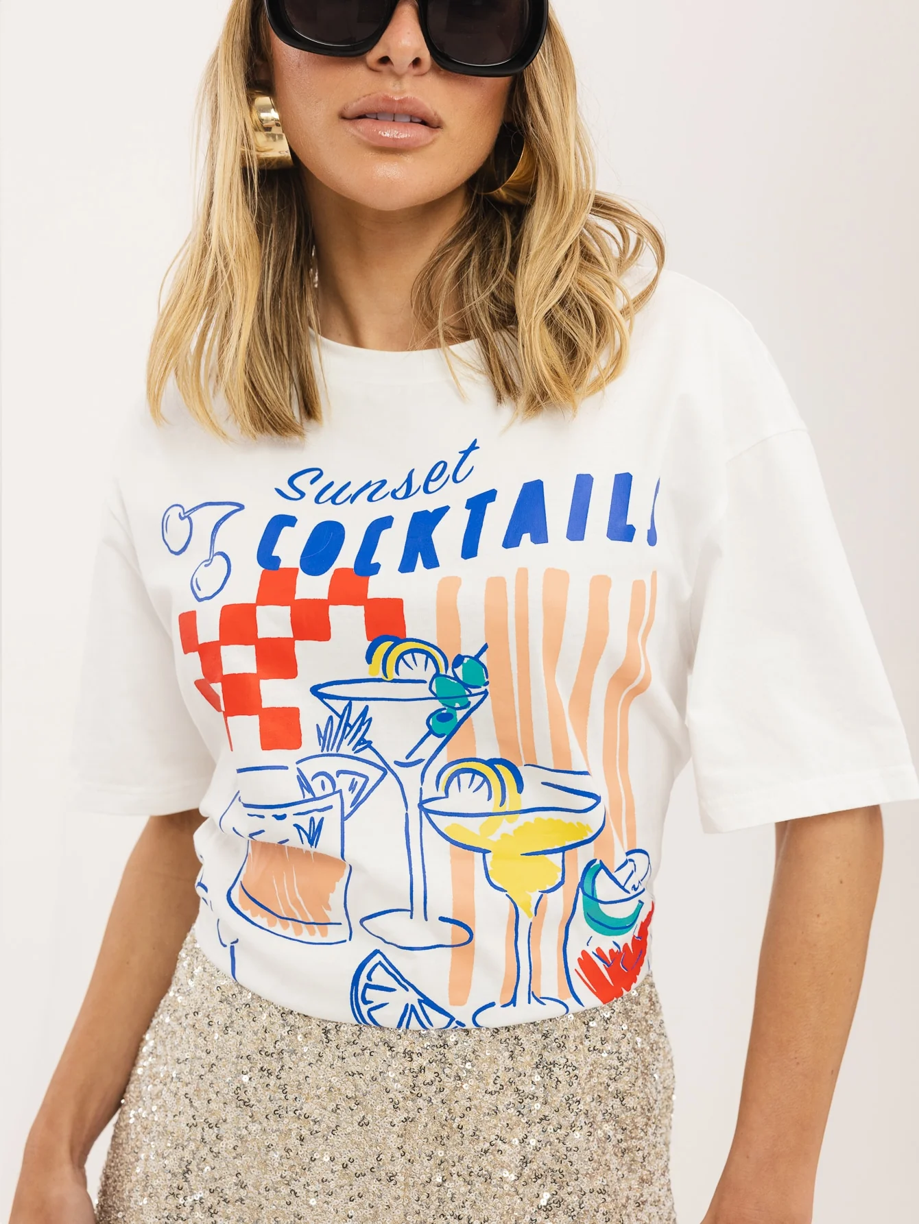 Mirenza T-Shirt in Sunset Social - Image 3