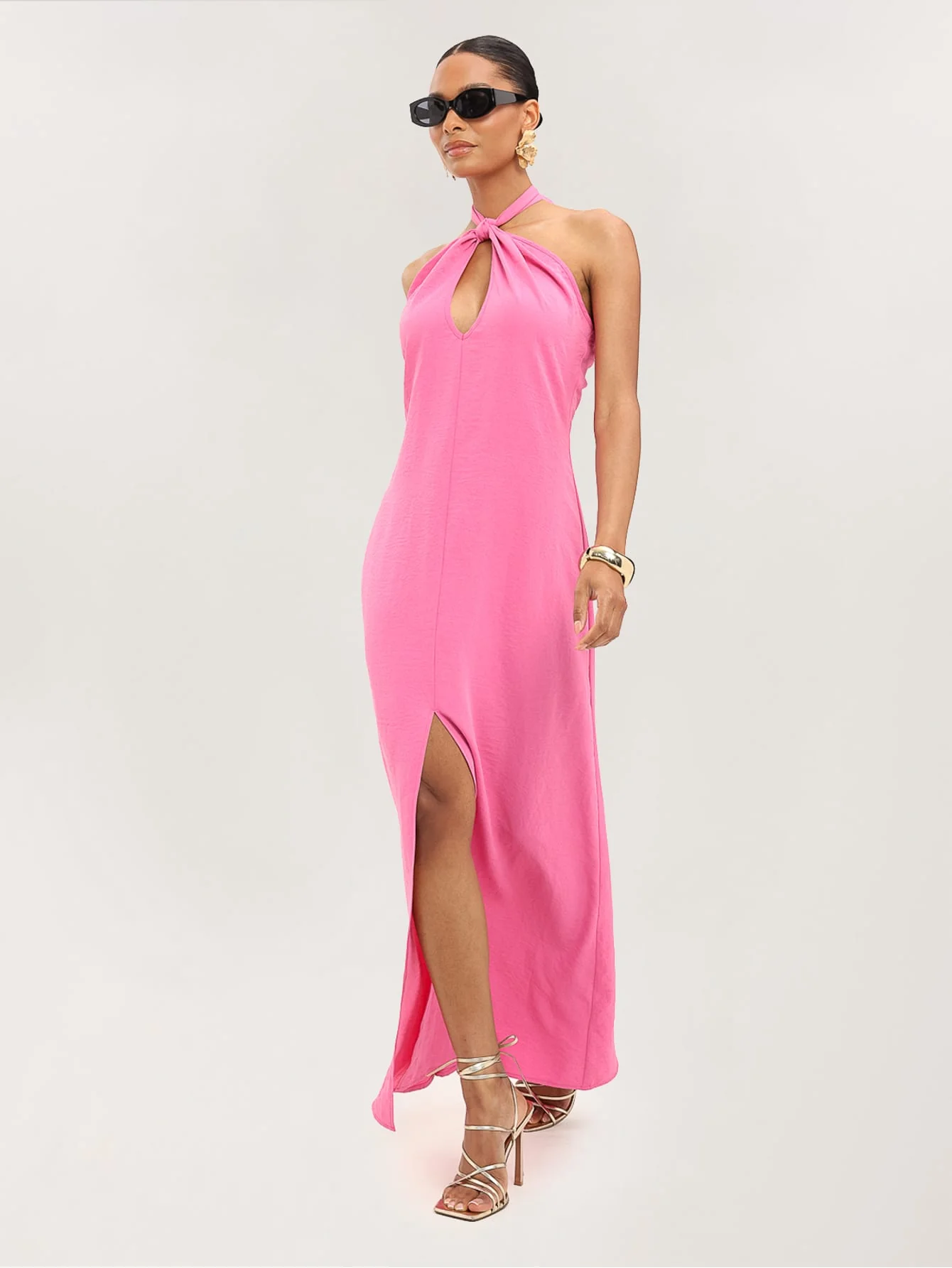 Cassinda Dress in Pink - Image 3