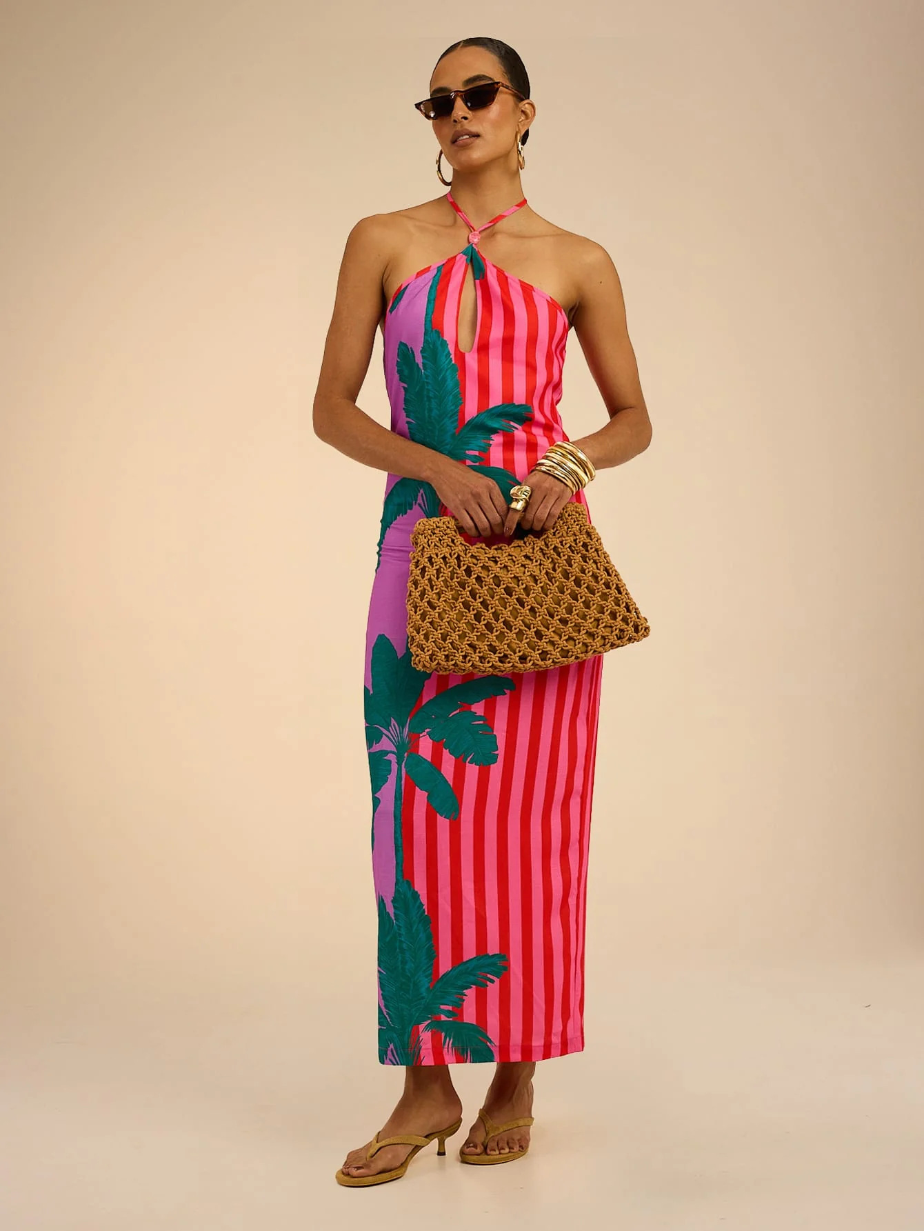 Esperanza Dress in Tropic Stripe - Image 4