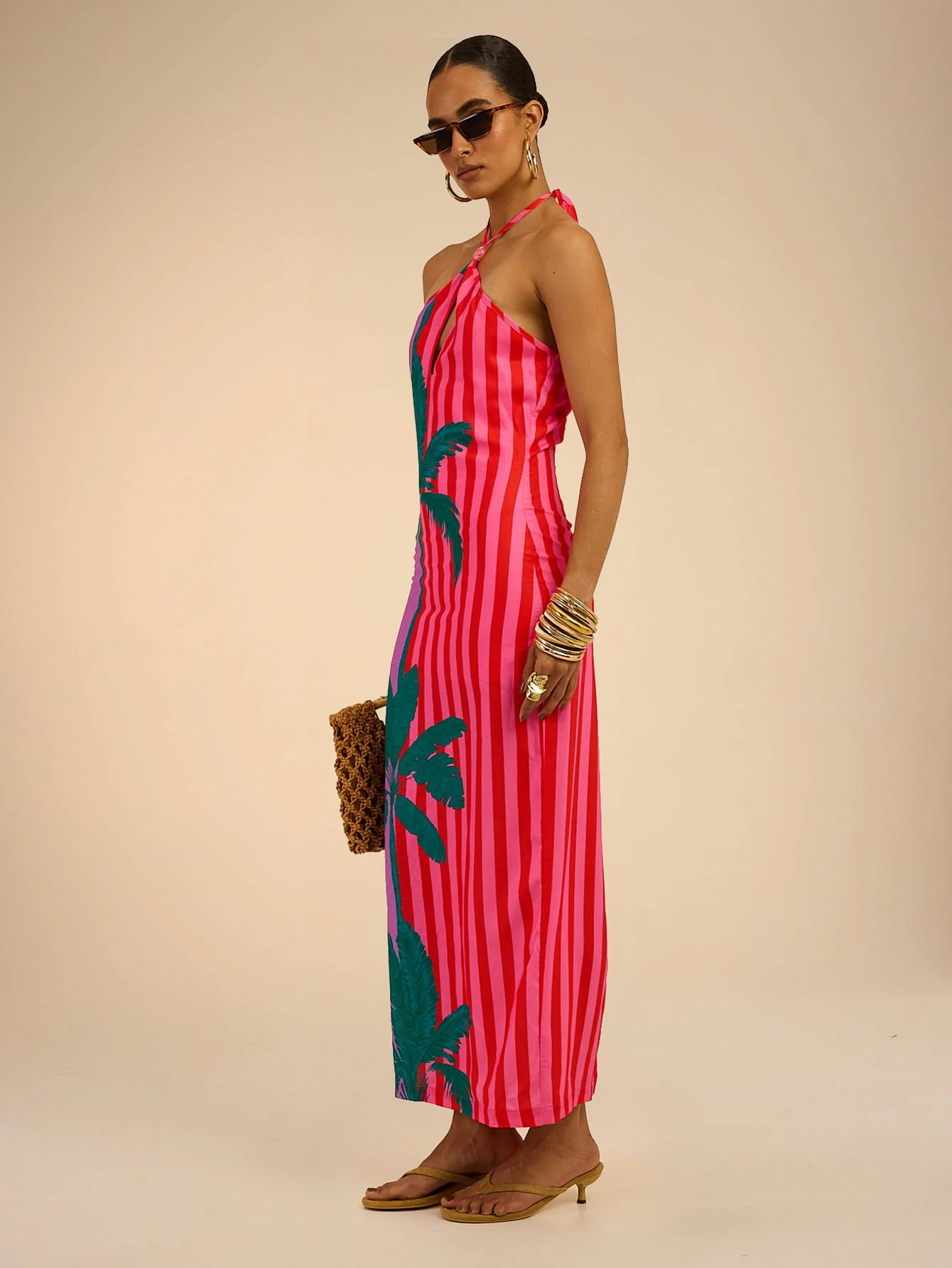 Esperanza Dress in Tropic Stripe - Image 5