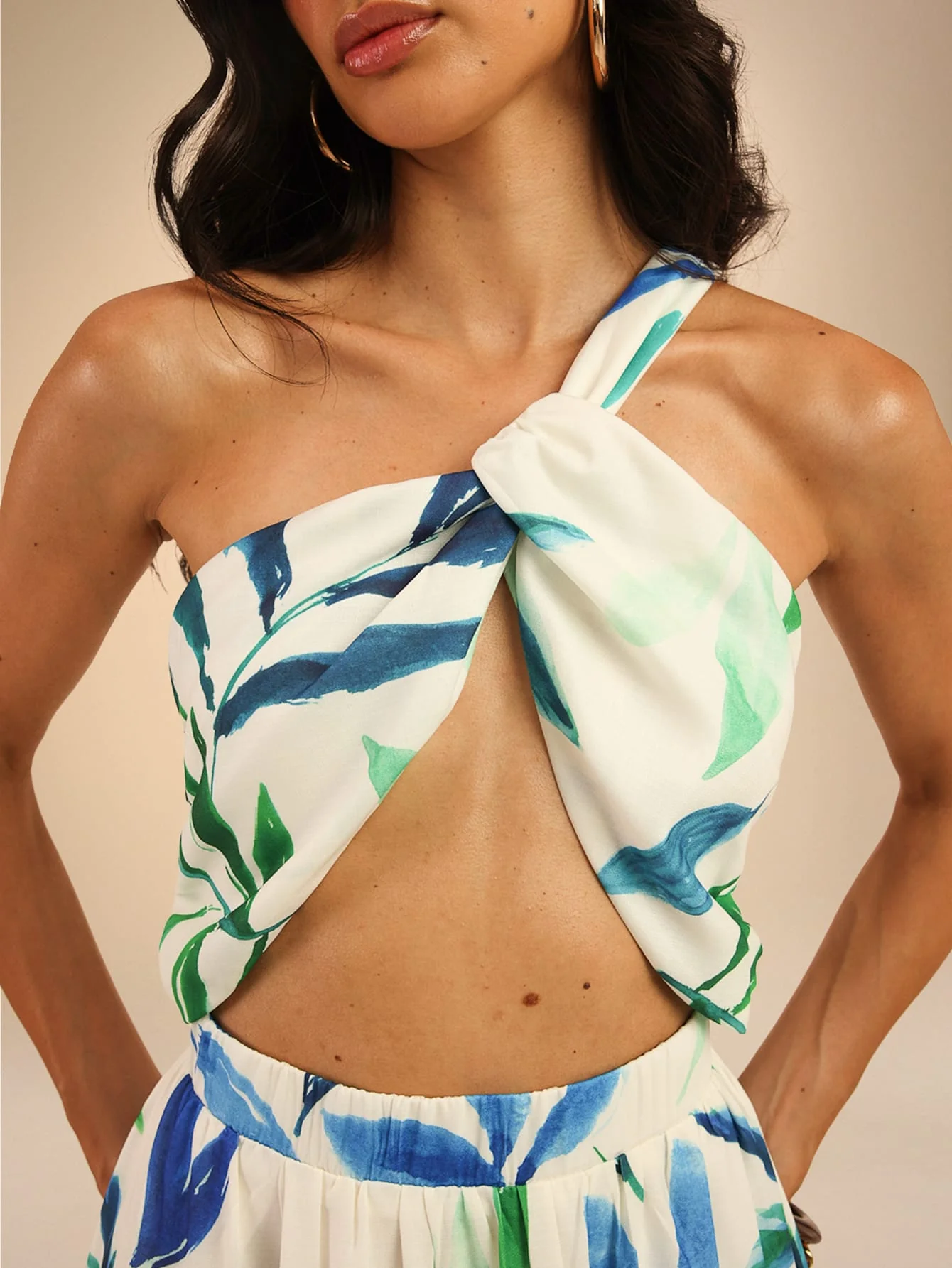 Vianetta Dress in White Botanical - Image 5