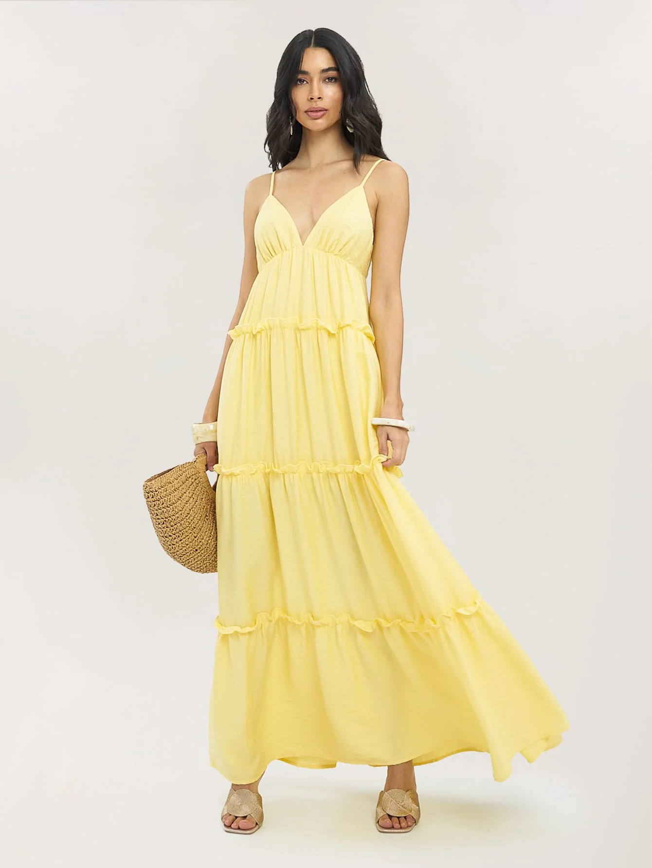 Talvera Dress in Yellow