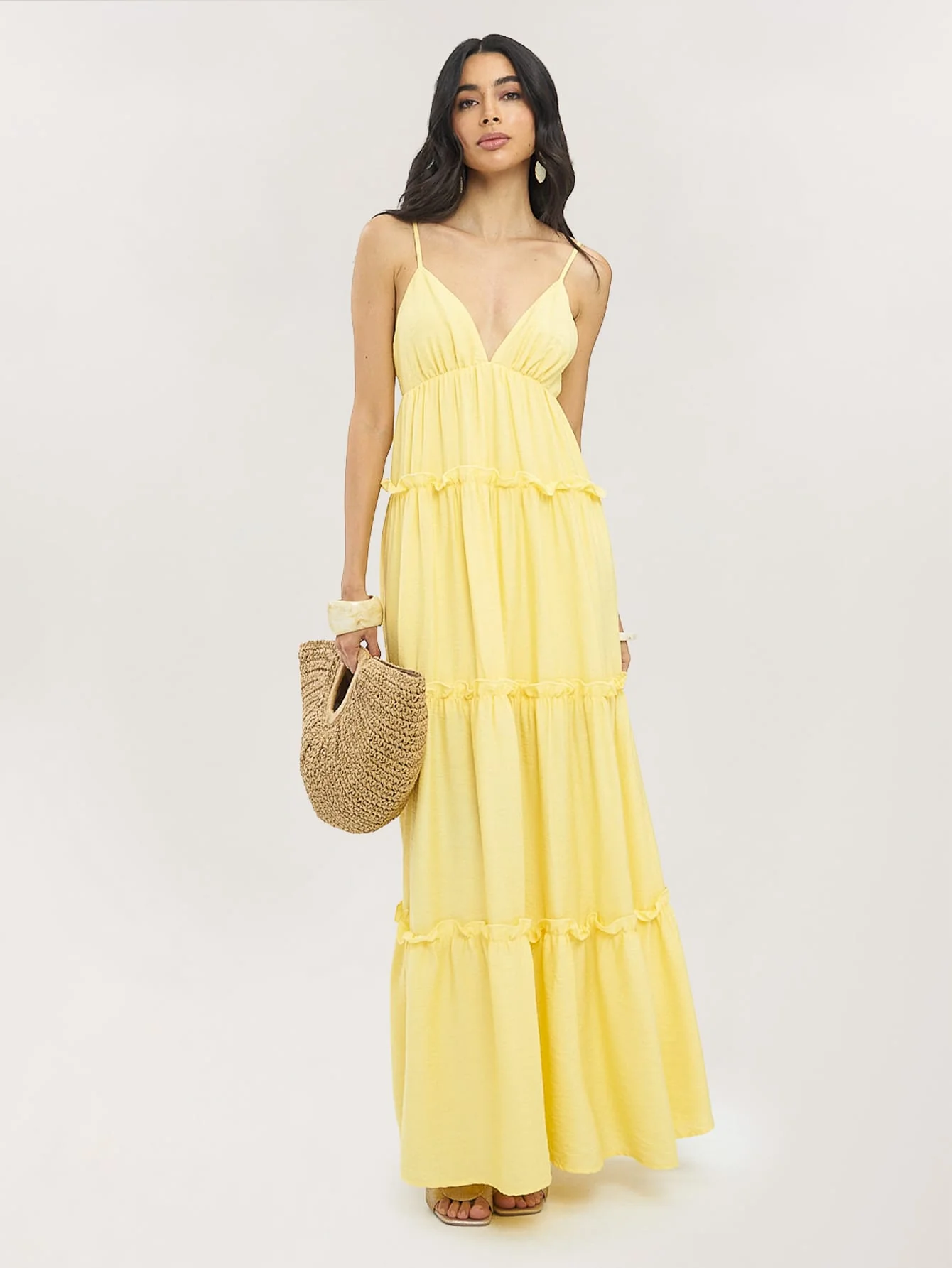 Talvera Dress in Yellow - Image 4
