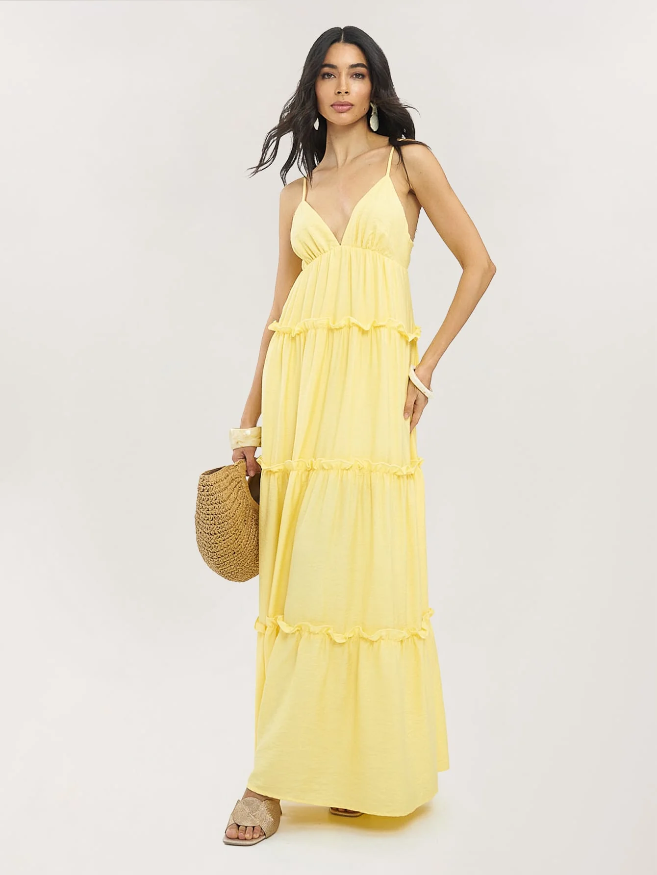 Talvera Dress in Yellow - Image 6