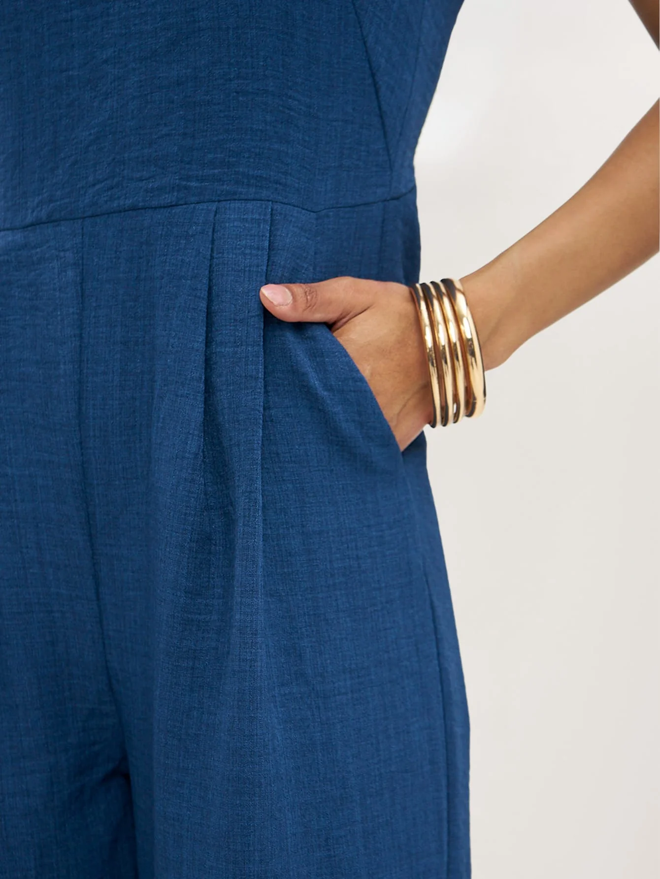 Romina Jumpsuit in Blue - Image 4