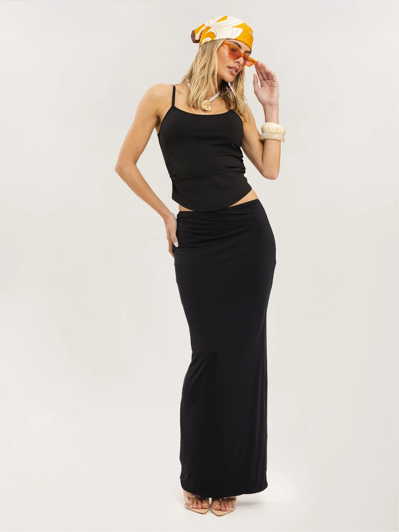 Elara Skirt in Black
