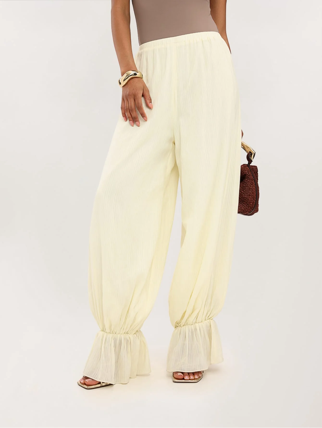 Cordelia Trousers in Neutral - Image 5
