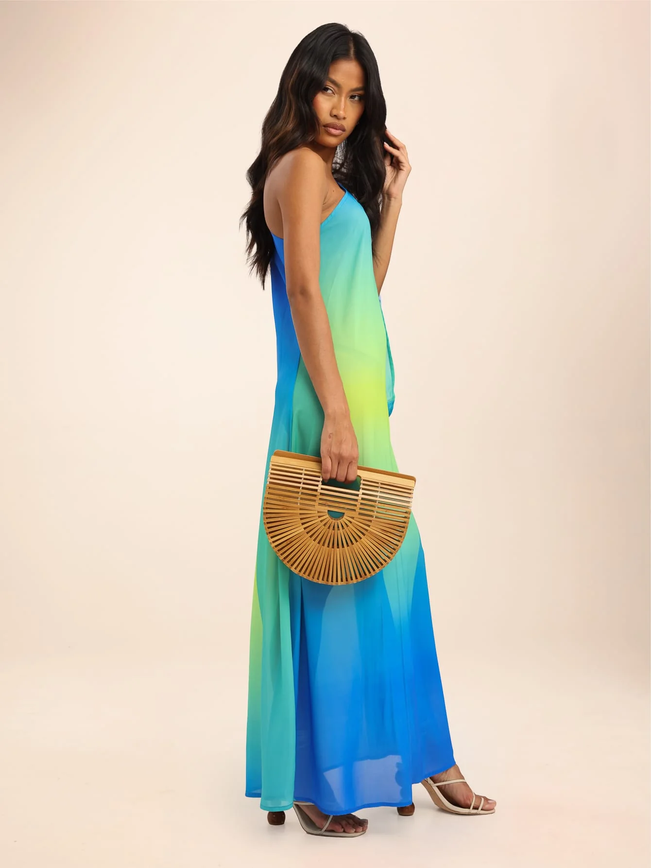 Salviana Cover Up in Ocean Ombre - Image 3