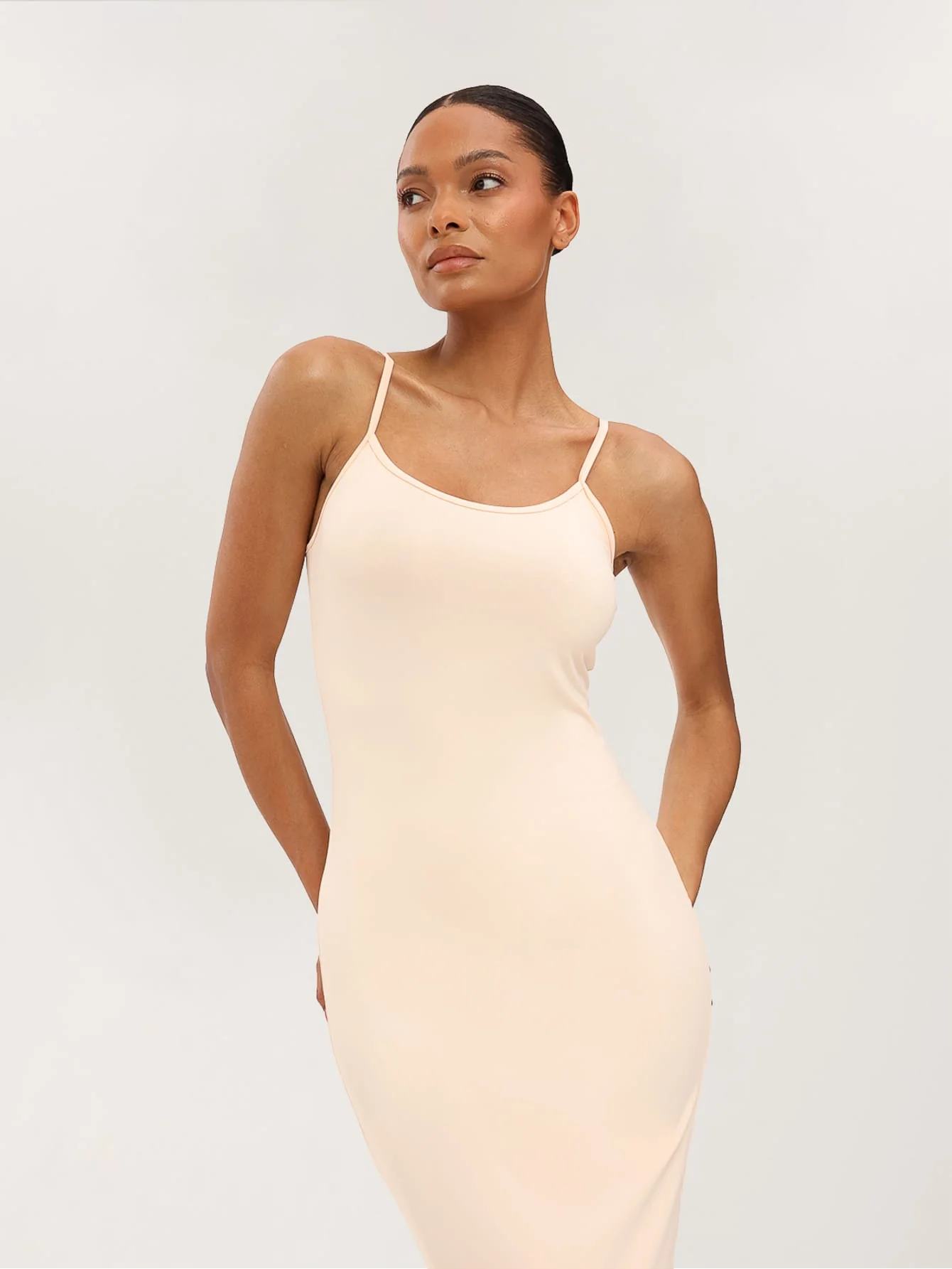 Dianora Dress in Neutral - Image 3