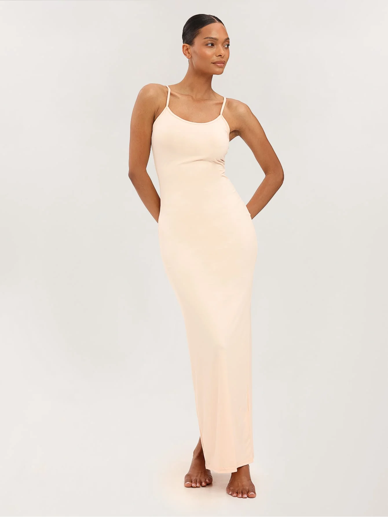 Dianora Dress in Neutral - Image 5