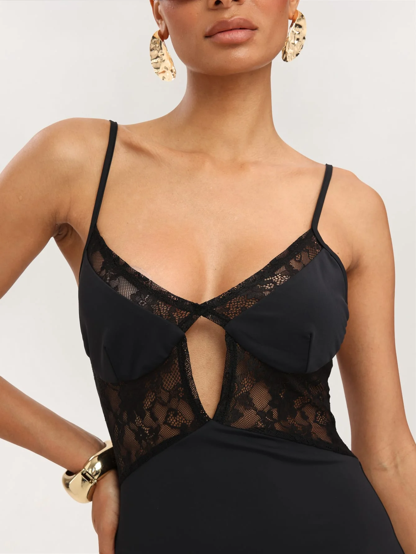 Corinth Dress in Black - Image 3