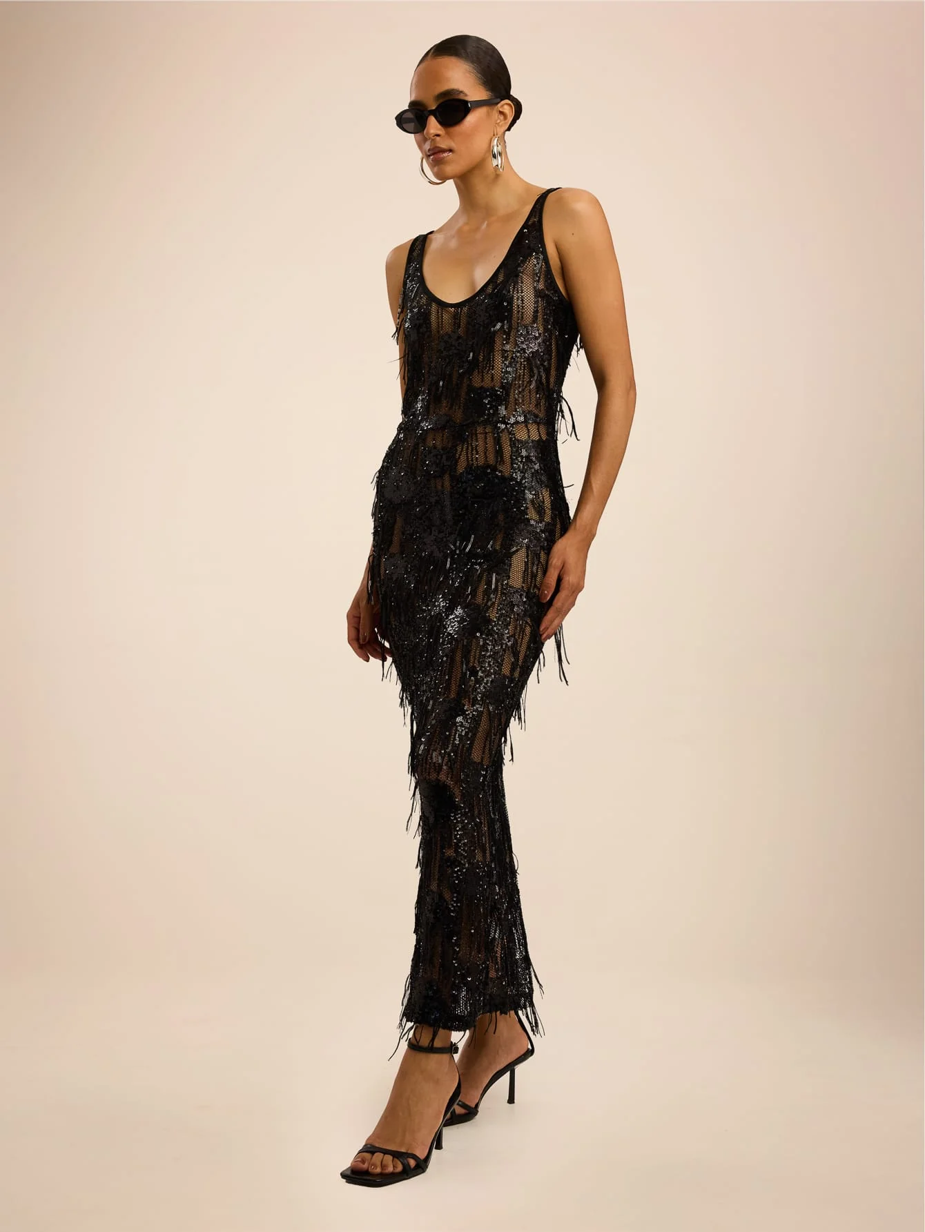 Romana Dress in Black - Image 3