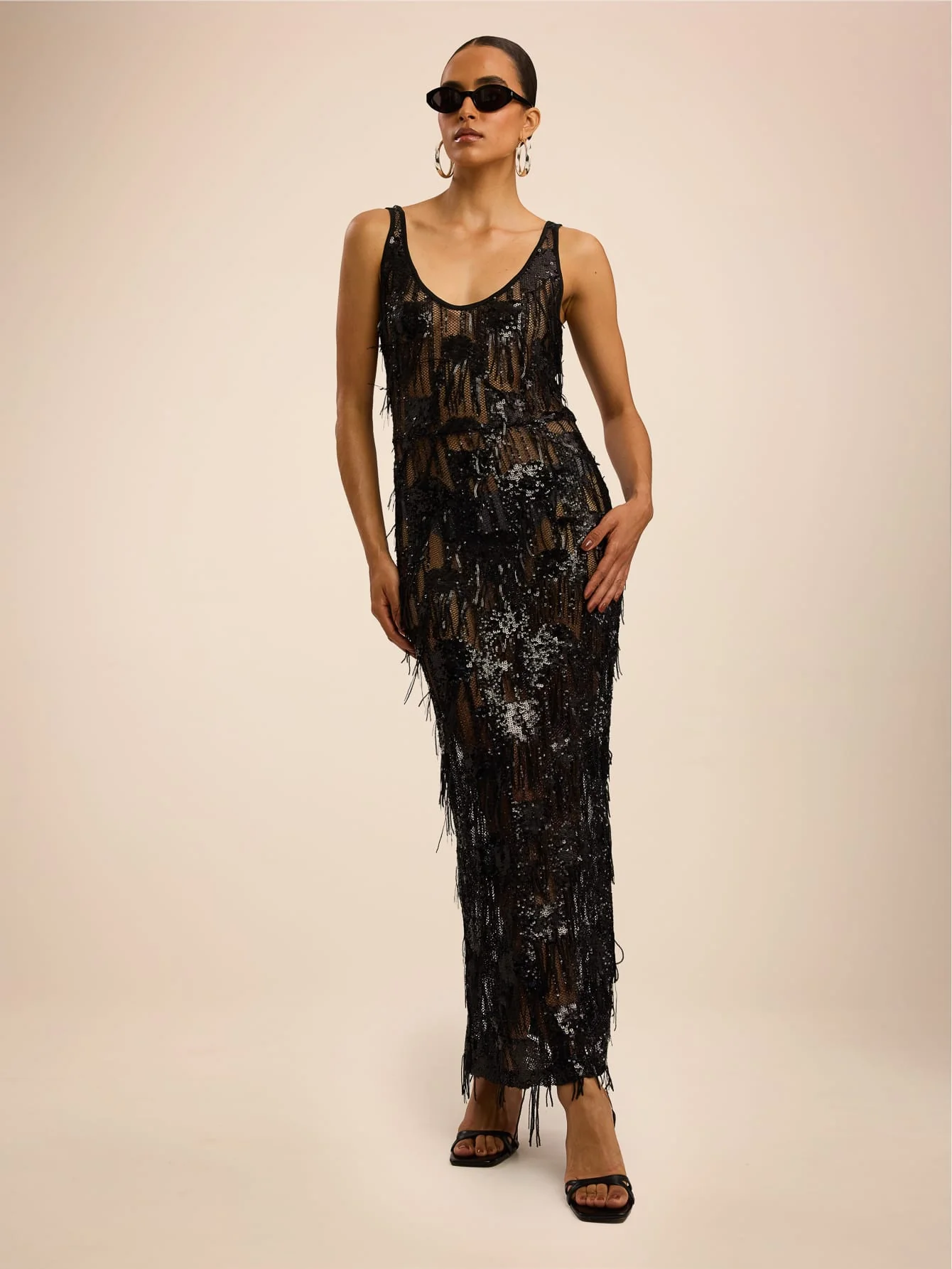Romana Dress in Black - Image 4