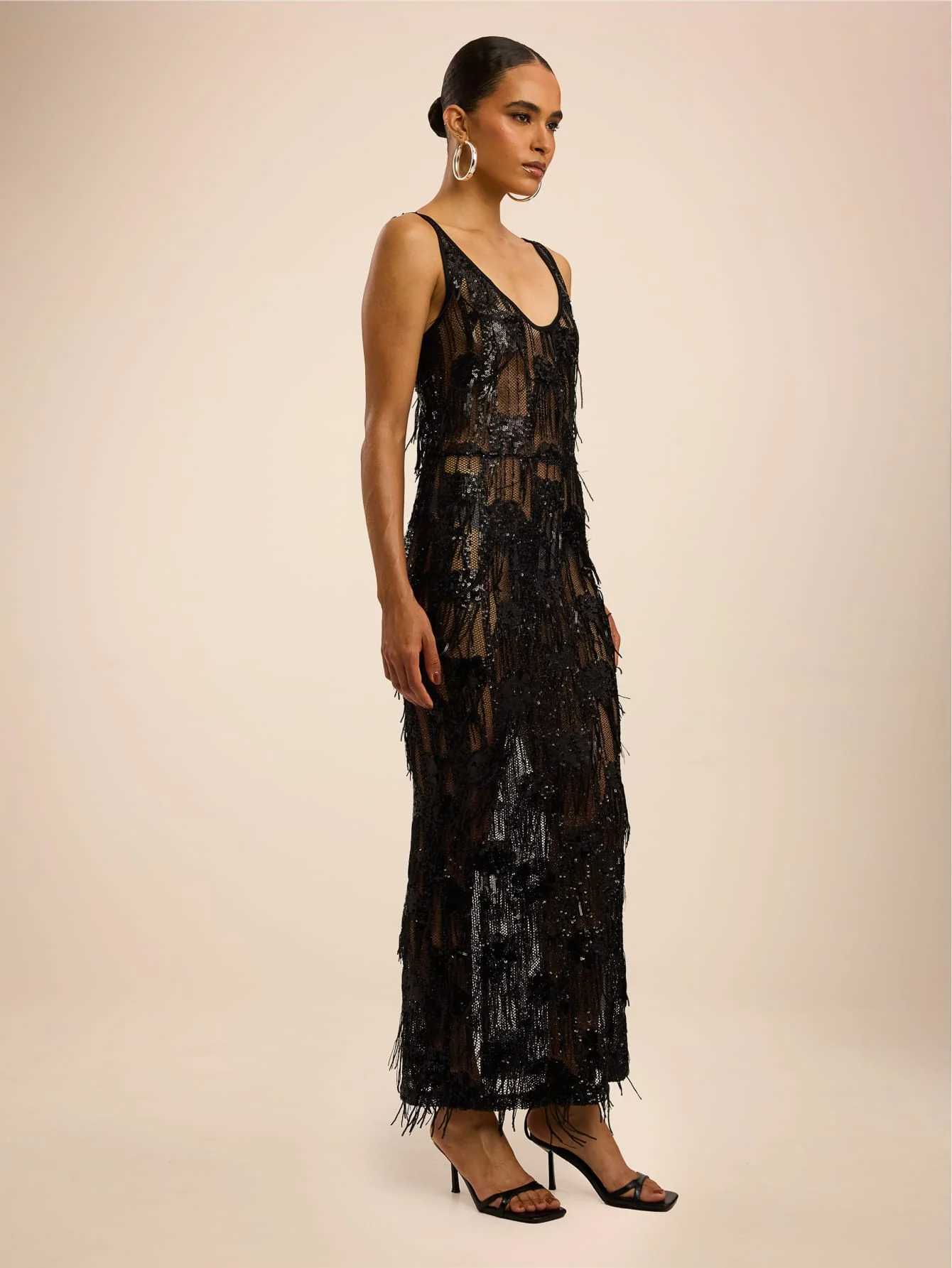 Romana Dress in Black - Image 5