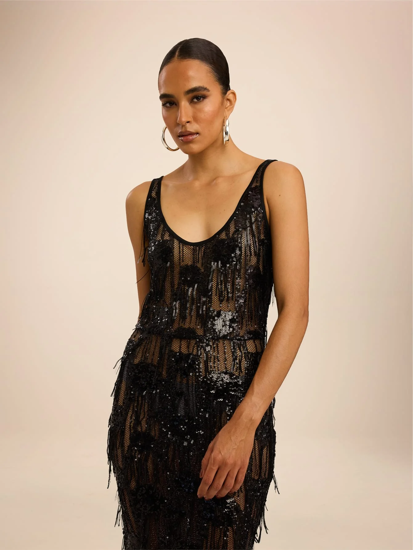 Romana Dress in Black - Image 7