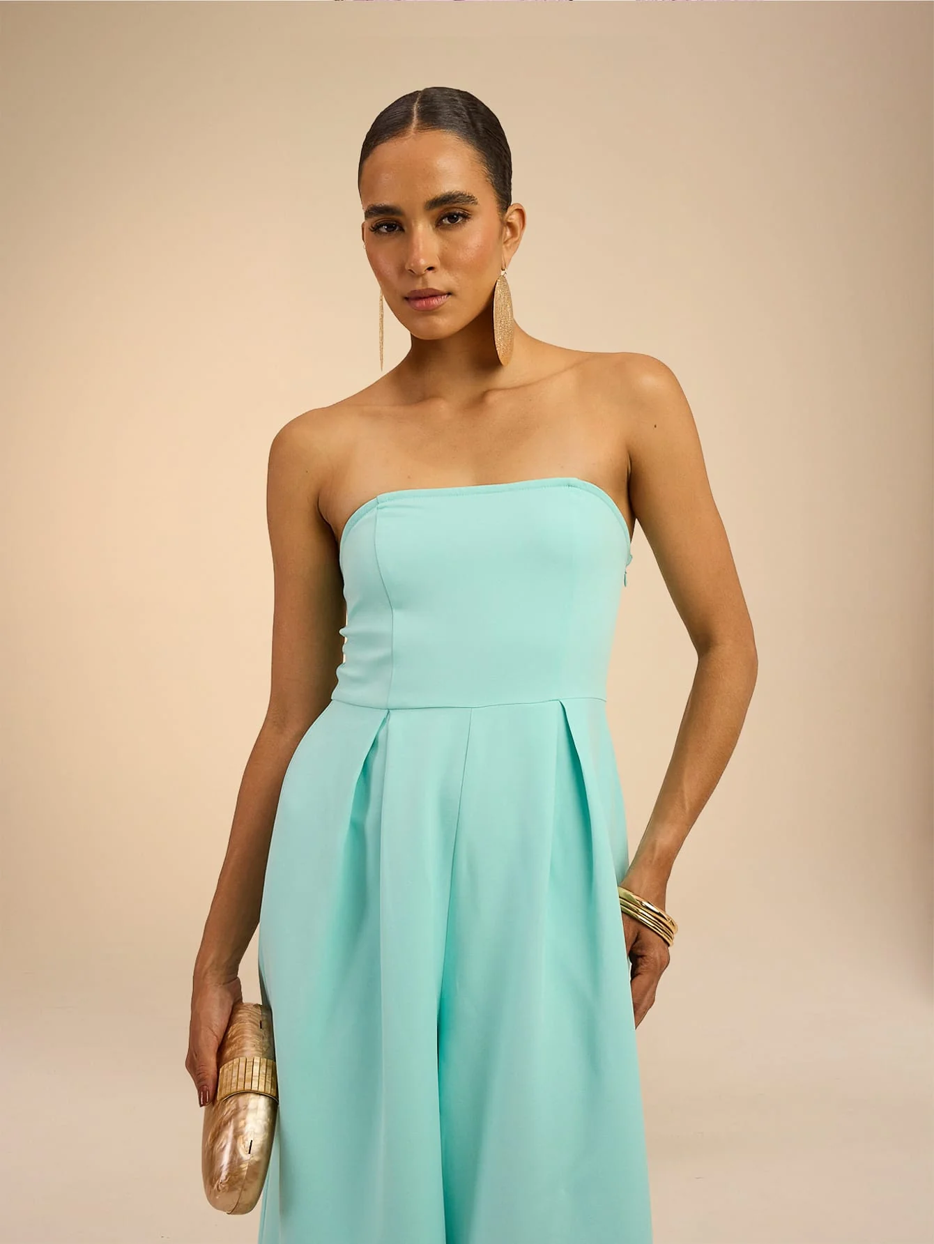 Euphemia Jumpsuit in Turquoise - Image 4