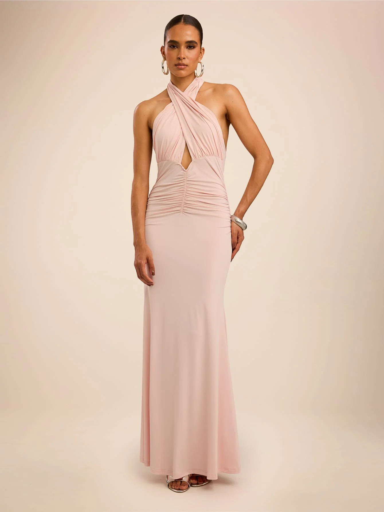 Querida Dress in Neutral - Image 5