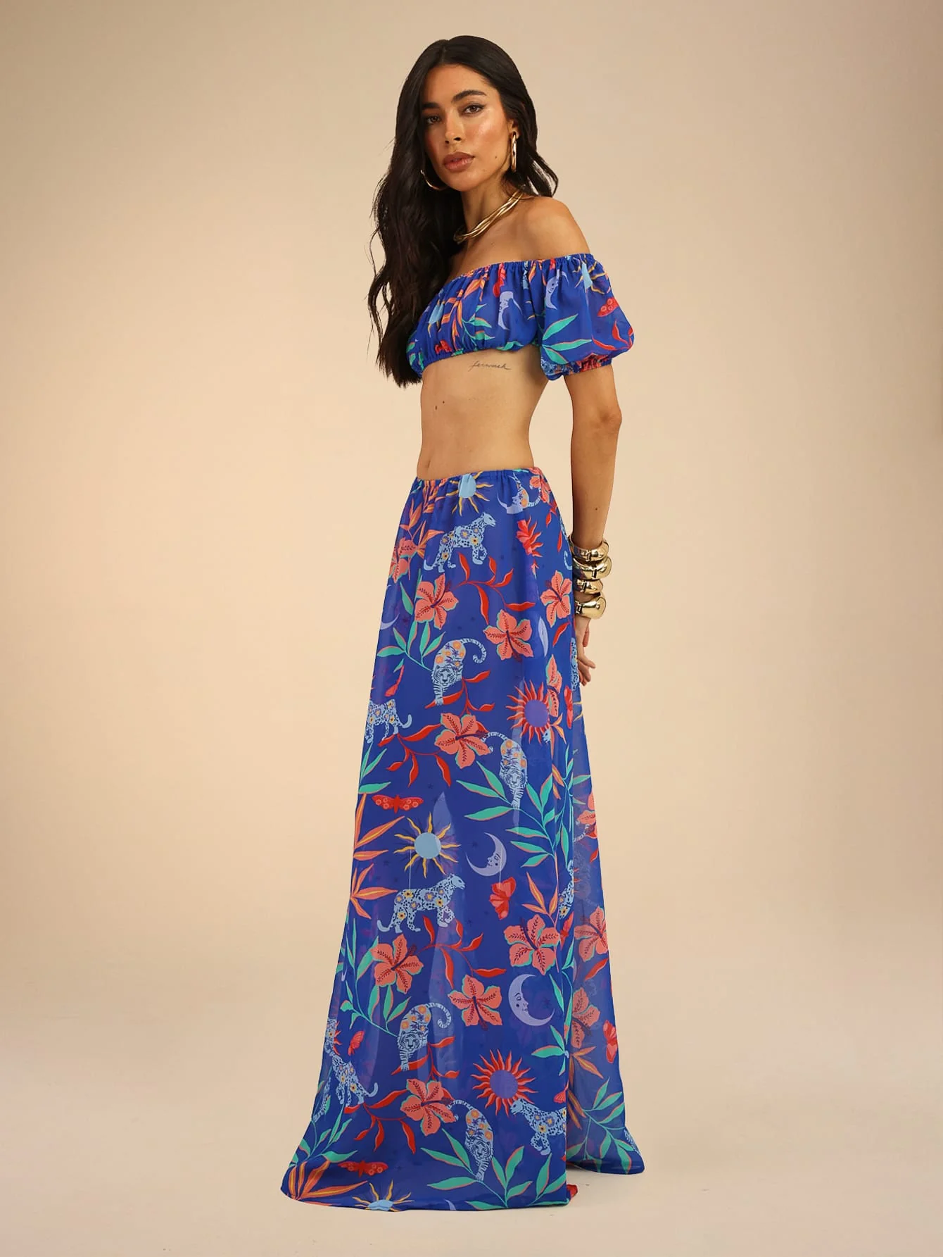 Daisy Co-ord in Ibiza Tropic - Image 4