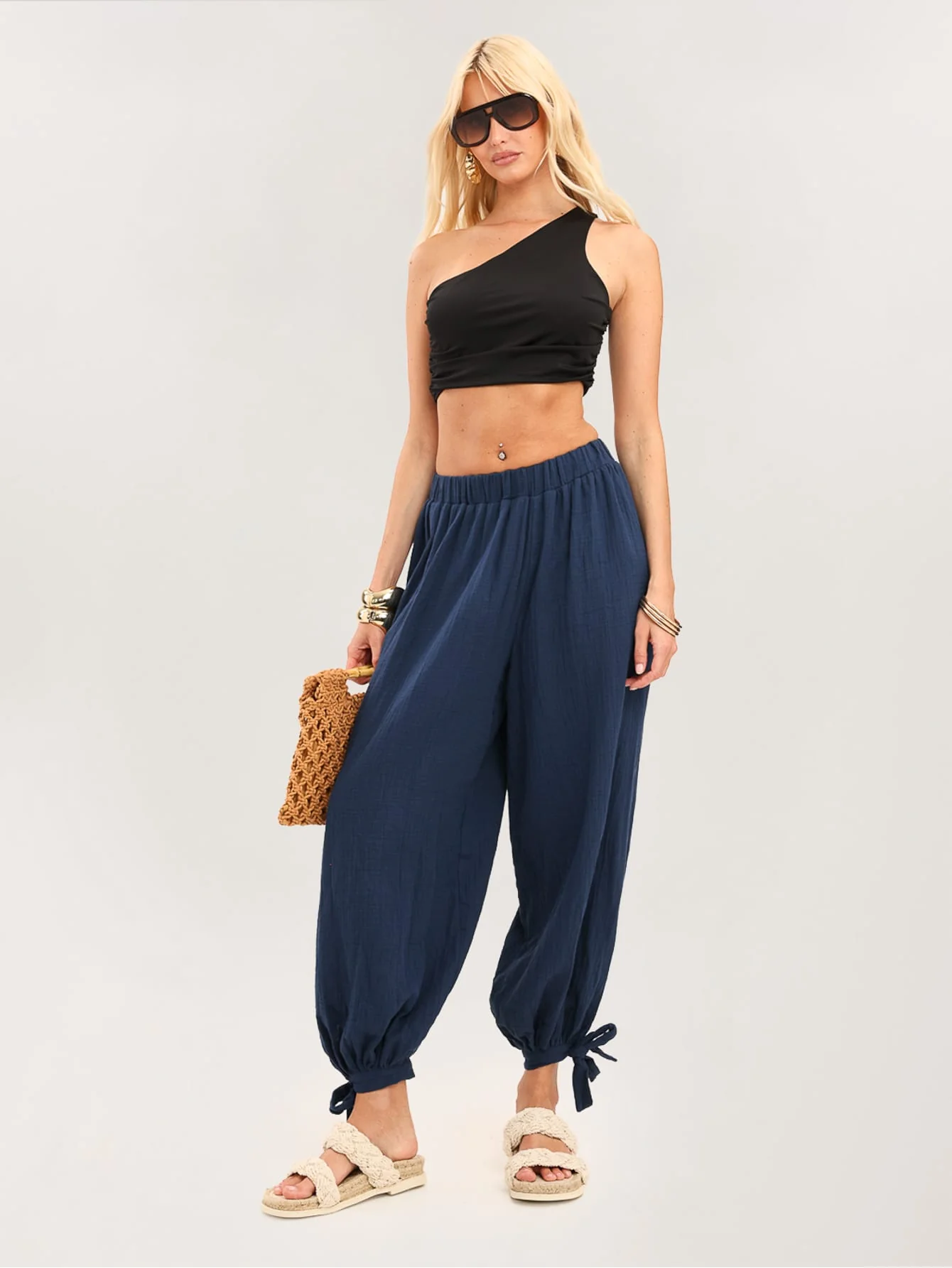 Calenia Trousers in Blue