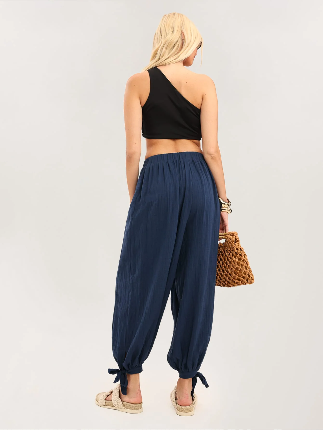 Calenia Trousers in Blue - Image 2