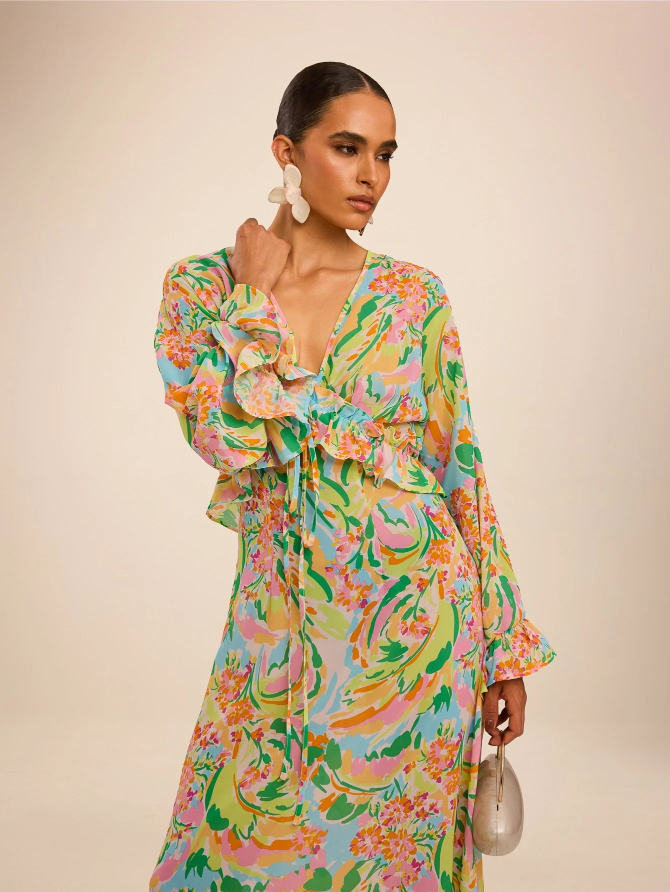 Rivessa Dress in Pastel Paradise - Image 5