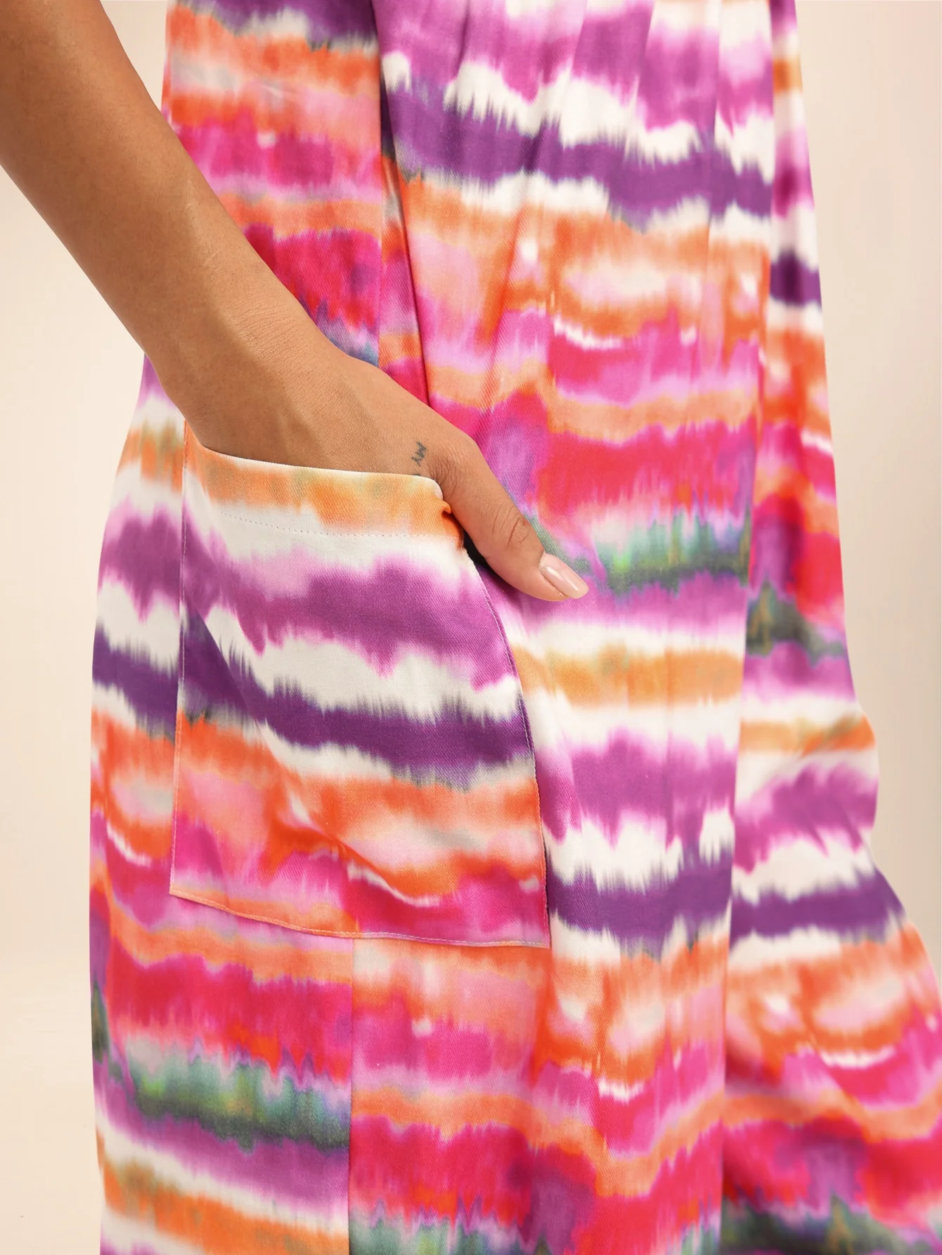 Sabria Jumpsuit in Sunset Stripe - Image 5