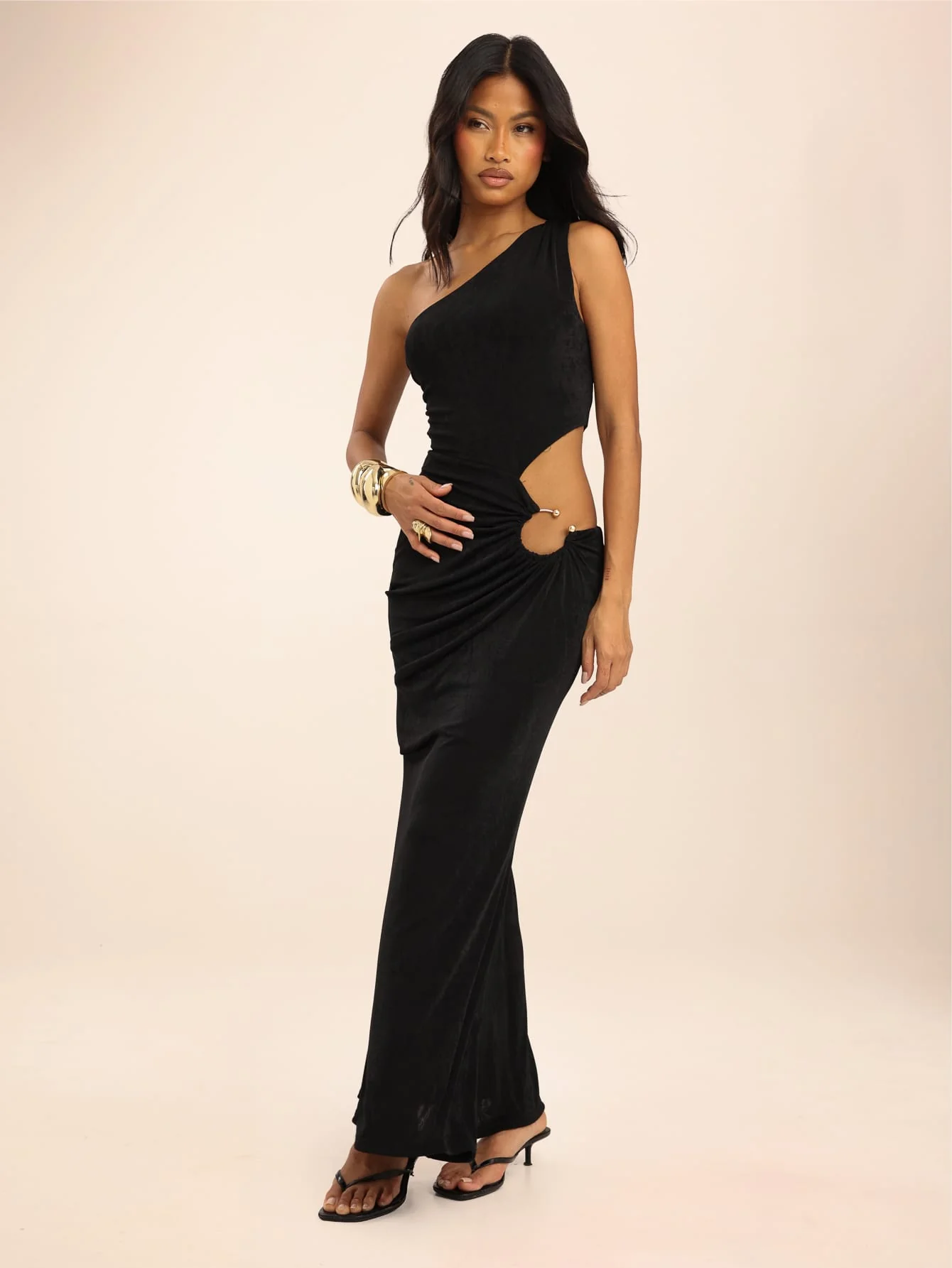 Pistacia Dress in Black - Image 5